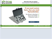 Tablet Screenshot of customdesign.mycasebuilder.com